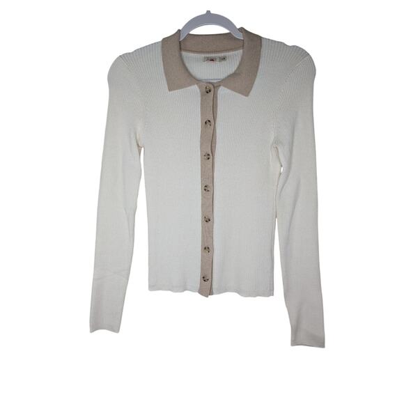 Faherty Mikki Cardigan White - Picture 5 of 11